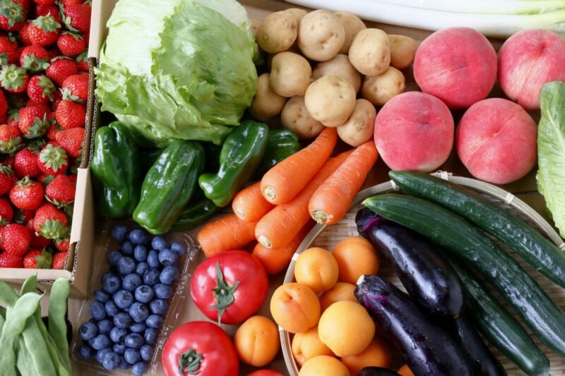 美肌に大切な栄養素が含まれる野菜や果物